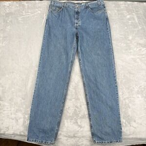 Levi's 550 Relaxed Fit Jeans Men 42x36 (Fits 41x36) Blue Denim USA Made Vintage